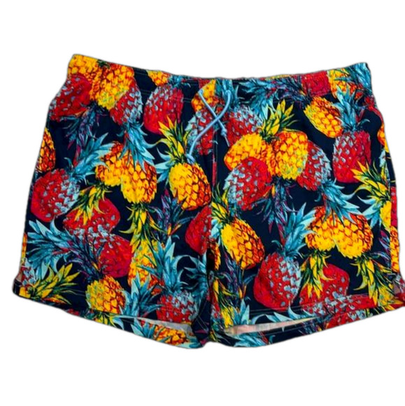 Men’s Pineapple Swim Trunks Size 3XL (48-50) - Picture 1 of 8